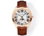 Drive De Cartier 40*41*12.5mm Cal.1904-PS MC Movement White Face RG Case Men mirror quality cartier writing instruments Watch